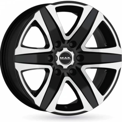 Kuva MAK Stone6 T Black Polished 8.5/20 6/139.7 ET50 B93.1