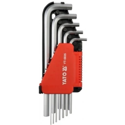 Kuva YATO YT 5835 Kulmaruuviväänninsarja 1/16&quot; 3/8&quot; Kromi vanadium teräs 12