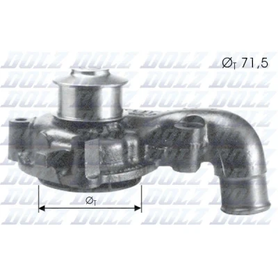 Kuva DOLZ F165 Vesipumppu FORD: FIESTA 3, 4