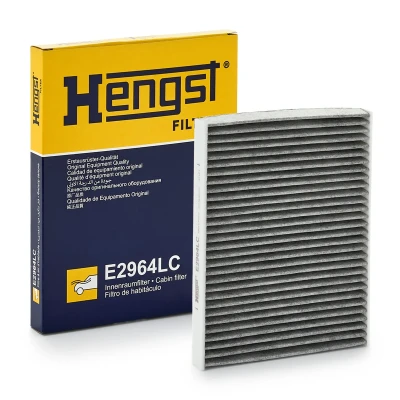 Kuva HENGST FILTER E2964LC Raitisilmasuodatin Aktiivihiilisuodatin 240 190 23 FORD: FIESTA 6, 6 Van, B Max
