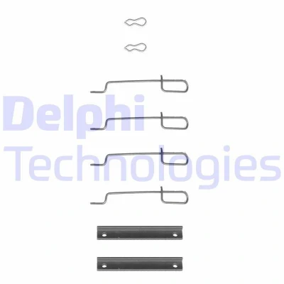 Kuva DELPHI LX0044 Tarvikesarja, Jarrupala PEUGEOT: 405 I Sedan, 205 II Hatchback, Hatchback