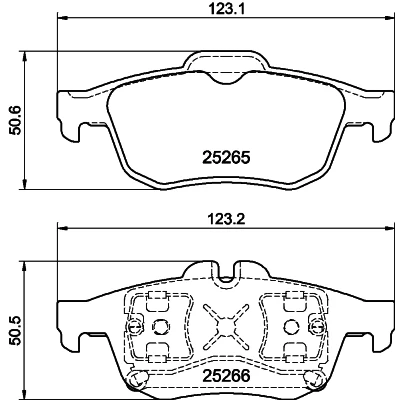 Kuva HELLA 8DB 355 017 341 Jarrupalat Ei kulumisenilmaisimelle RENAULT: Talisman Grandtour, Sedan