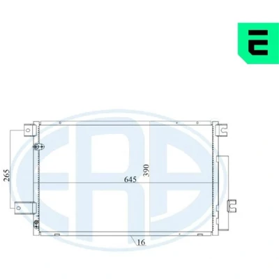Kuva Kondensaattori, ilmastointilaite TOYOTA AVENSIS, AVENSIS Kombi, Sedan OE 88450 05170