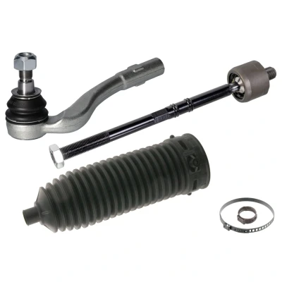 Kuva FEBI BILSTEIN 40166 Raidetanko Etuakseli, vasen Asennusmateriaalilla Kuorilla, suojakumipalkeilla MERCEDES BENZ: C sarja Sedan, T modell