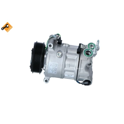 Kuva NRF 32934 Ilmastoinnin Kompressori PXC16 12 PAG 46 Tiivisterenkaalla JAGUAR: XF Sedan, Sportbrake, LAND ROVER: Range Rover Sport
