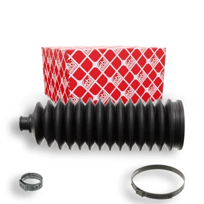 Kuva FEBI BILSTEIN 102122 Paljekumisarja, Ohjaus Thermoplast Etuakseli, vasen, oikea Kuorilla FIAT: Grande Punto Hatchback