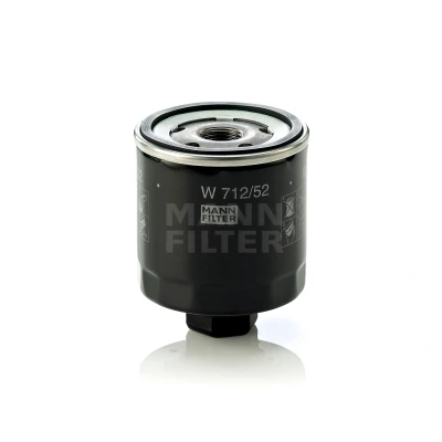 Kuva MANN FILTER W 712/52 Öljynsuodatin 3/4 16 UNF yhdellä peruutuksenestoventtiilillä Ruuvattava suodatin VOLKSWAGEN: Bora Sedan, Golf 5, 4 Variant