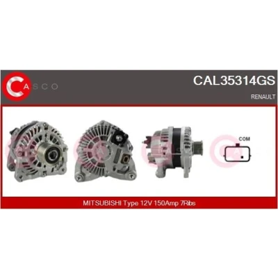 Kuva CASCO CAL15468AS Laturi 12V 220A MERCEDES BENZ: Sprinter 5 T Van, 3.5 Bussi