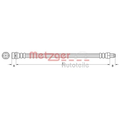 Kuva METZGER 4110992 Jarruletku 475