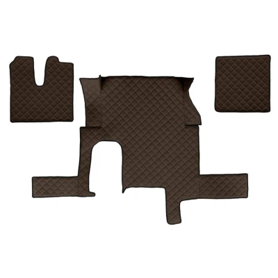 Kuva F CORE Eco Leather Q FL29 BROWN Lattiamattosetti Tekonahka 3 ruskea