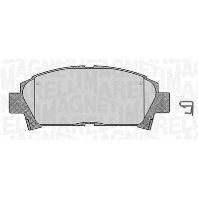 Kuva MAGNETI MARELLI 363916060509 Jarrupalat kulumisvaroitinkoskettimella TOYOTA: Avensis I Farmari, Sedan, MR2 II Coupe