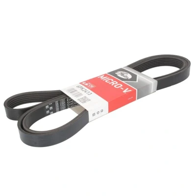 Kuva GATES Micro V 6PK2413 Moniurahihna 2413 6 Polyesteri, EPDM (eteenipropeeni dieeni kumi) AUDI: A6 C6 Avant, Sedan, A4 B7 Sedan