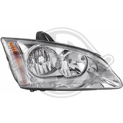 Kuva DIEDERICHS 1416980 Ajovaloumpio Oikea H1/H7 ilman valokorkeussäätimen moottoria FORD: Focus 2 Kombi,
