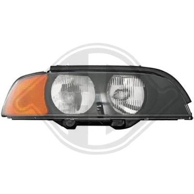 Kuva DIEDERICHS 1223980 Ajovaloumpio H7, H7/HB3, HB3 Oranssi Valokorkeussäätimen moottorilla BMW: 5 Sedan, Touring