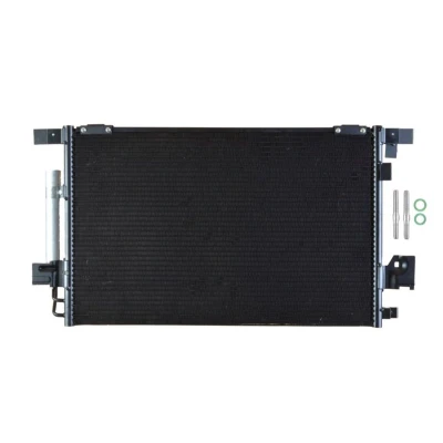 Kuva NRF EASY FIT 35872 Ilmastoinnin Lauhdutin Vedenerottimella, Tiivisterenkaalla 12,8 8,2 Alumiini 608 MITSUBISHI: Lancer 8 Limousine, ASX SUV