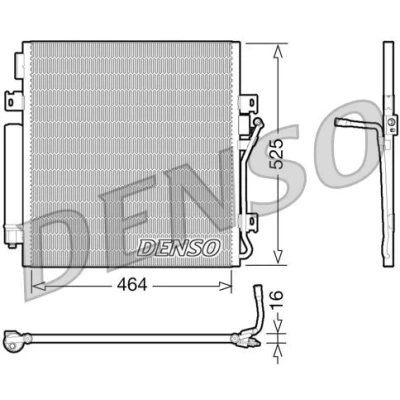 Kuva Lauhdutin, ilmastointilaite DENSO DCN06011