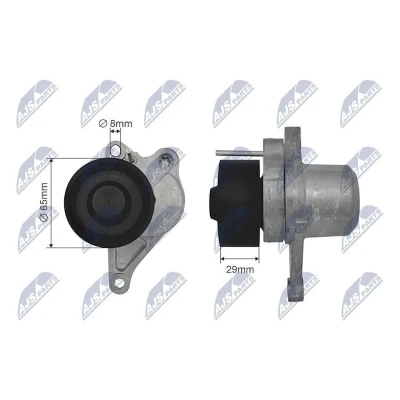 Kuva Kiristysrulla, moniurahihna NISSAN, OPEL, RENAULT, VAUXHALL OE 11 75 075 68R, 69R, 82 00 357 406