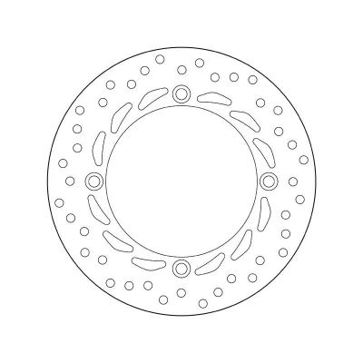Kuva BREMBO Jarrulevy Fixed , Serie Oro Edessä 256mm 4mm 4 reijitetty 68B407A5 Jarrulevyt
