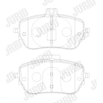 Kuva JURID 573883J Jarrupalat MERCEDES BENZ: A sarja