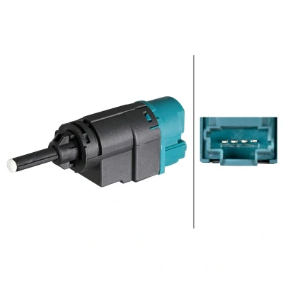 Kuva HELLA 6DD 010 966 731 Jarruvalokytkin Manuaalinen (jalkakäyttö) 4 napaa 12V