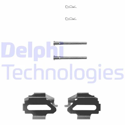 Kuva DELPHI LX0162 Tarvikesarja, Jarrupala FORD: MONDEO 1