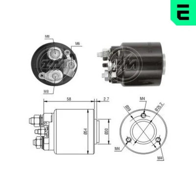 Kuva Magneettikytkin, käynnistin CHEVROLET, DAEWOO, FIAT, OPEL, VAUXHALL OE 90 421 722