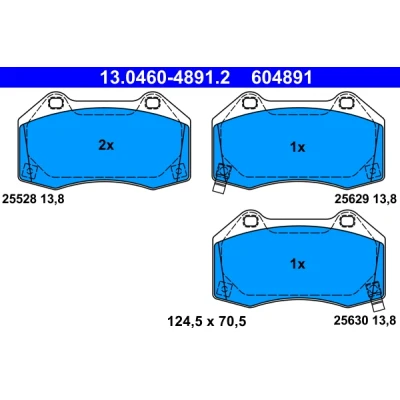 Kuva Jarrupalasarja, levyjarru, Etuakseli ABARTH 124 Spider, FIAT MAZDA MX 5 IV, RF Targa OE 6000615056
