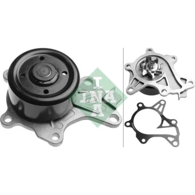 Kuva INA 538 0553 10 Vesipumppu Moniurahihnavedolle TOYOTA: Yaris II Hatchback, Auris Hatchback