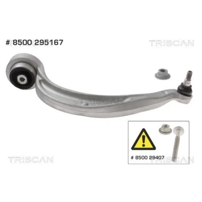 Kuva TRISCAN 8500 295167 Alatukivarsi Alapallo /pallonivelellä, Kumilaakerilla Poikittaistukivarsi 16,9, 22,8 AUDI: A4 B8 Avant, Q5, A5 Sportback