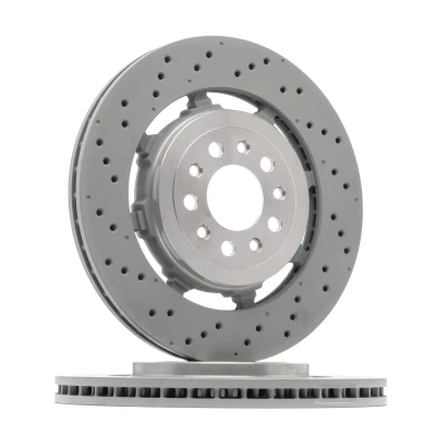 Kuva BREMBO 09.C506.33 Jarrulevyt 350 28 5 kaksiosainen jarrulevy, rei&#039;itetty/tuuletettu sisältä pinnoitettu hiiliteräs ALFA ROMEO: Giulia Sedan, Stelvio