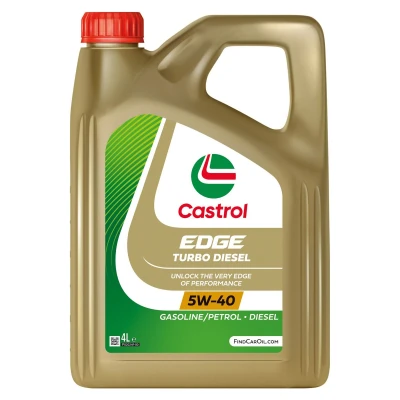 Kuva Castrol EDGE TURBO DIESEL 5W 40 4l Moottoriöljy 15F819 MERCEDES BENZ: A sarja, C sarja T modell, Sprinter 3.5 Bussi, VOLKSWAGEN: Passat B6 Variant