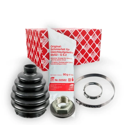 Kuva FEBI BILSTEIN 01043 Paljekumisarja, Vetoakseli Etuakseli, Pyörän puoli Thermoplast