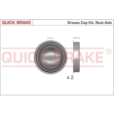 Kuva QUICK BRAKE 9822K Kupu, Pyöränlaakeri 62 PEUGEOT: 206 Hatchback, CITROËN: C2 Hatchback