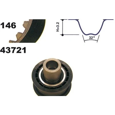 Kuva MAPCO 23721 Jakohihnasarja 146 OPEL: Kadett E CC, Vectra A Sedan, Astra F CC