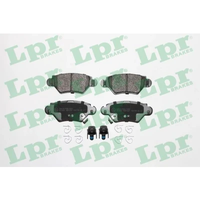 Kuva LPR 05P1227 Jarrupalat Ruuveilla OPEL: Astra G Caravan, CC, Zafira A