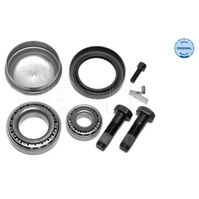 Kuva MEYLE 014 033 0047 Pyöränlaakerit etuakseli molemminpuoleinen Asennusmateriaalilla ORIGINAL Quality 59 Kartiorullalaakeri MERCEDES BENZ: 190