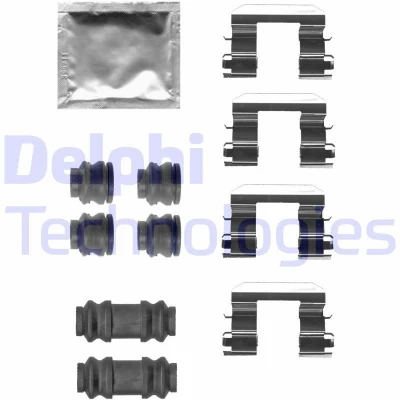 Kuva DELPHI LX0680 Tarvikesarja, Jarrupala FIAT: 500 Hatchback, KIA: Picanto II