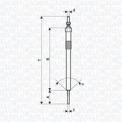 Kuva Hehkutulppa MERCEDES BENZ OE A 642 159 01 01, A.642.159.01.01