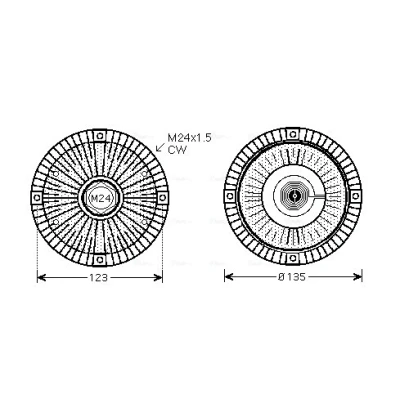 Kuva Kytkin, jäähdytystuuletin AVA QUALITY COOLING AIC285