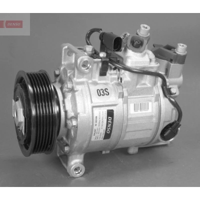 Kuva DENSO DCP02044 Ilmastoinnin Kompressori 6SEU14C PAG 46 R 134a AUDI: A4 B8 Avant, Sedan
