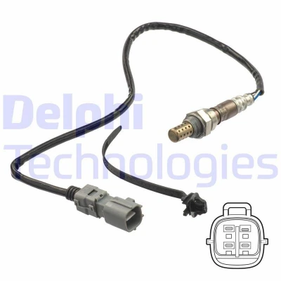 Kuva DELPHI ES21230 12B1 Lambda Anturi Planarsondi, Lämmitetty TOYOTA: Yaris III Hatchback