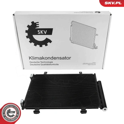 Kuva ESEN SKV 86SKV359 Ilmastoinnin Lauhdutin Vedenerottimella Alumiini 553mm SUZUKI: Swift IV Hatchback (FZ, NZ) 1.2 4x4, 1.3 DDiS, 1.6, 2010