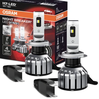 Kuva OSRAM 64210DWNBG2 2HFB Polttimo, kaukovalo H7 polttimoiden vaihto LED valoiksi 12V 16W 6000K VOLKSWAGEN: Jetta 4, Passat B7 Variant, Sedan