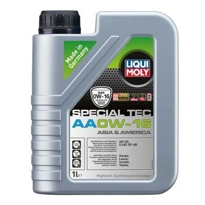 Kuva Liqui Moly Special Tec AA 0W 16 1l Moottoriöljy 21326 TOYOTA: Yaris III Hatchback, RAV4 V, Corolla XII Farmari, HONDA: CR V 5, HR II