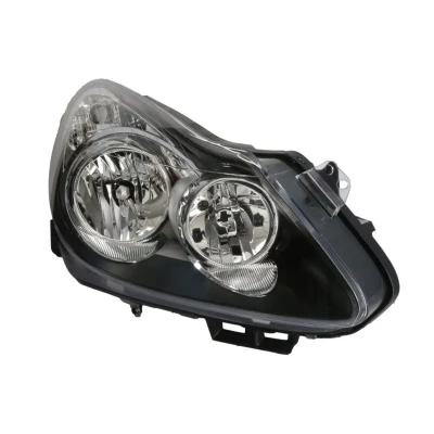 Kuva TYC 20 1195 15 2 Ajovaloumpio Oikea H7, H1 Oikeanpuoleiselle liikenteelle Ilman sähkömoottoria OPEL: Corsa D Hatchback