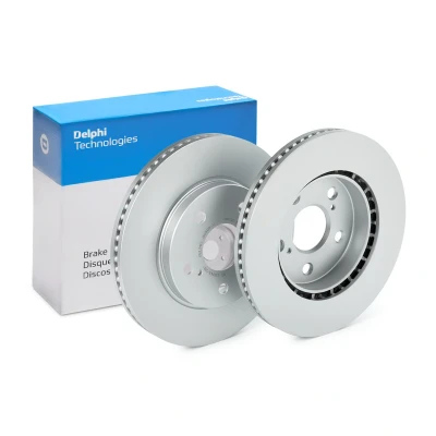 Kuva Jarrukiekkon Komplett DELPHI BG5051C etupuolella/tuuletettu/2 kpl