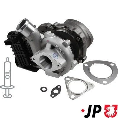 Kuva JP GROUP 1517400700 Turboahdin Pakokaasuahdin sis. tiivistesarjan FORD: Transit Mk6 Bussi, Van, Tourneo Custom V362 Bussi