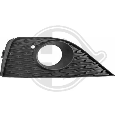 Kuva DIEDERICHS 7426048 Puskurin Ritilä Oikea Sumuvaloilla vasrustetuille autoille SEAT: Ibiza 4 ST