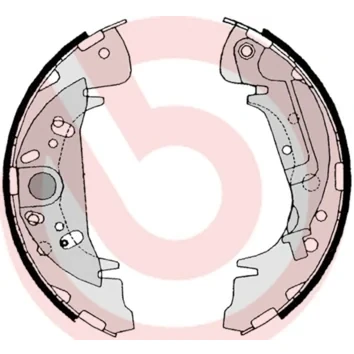Kuva BREMBO S 11 504 Jarrukengät 254 57 Seisontajarrukahvalla