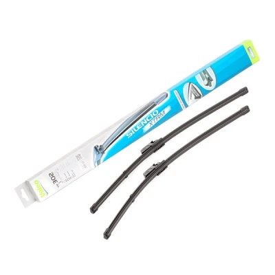 Kuva Pyyhkijänsulka Valeo Silencio X.trm, Flat Blade Set 574303 Edessä Rungottomat Pinnakiinnitys AUDI: A4 B6 Sedan, B7 Avant, Avant